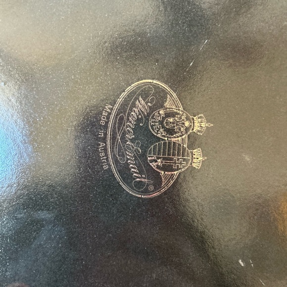 Wiener Email 1960s blue and white Floral Ceramic Pot with Lid - Picture 6 of 6